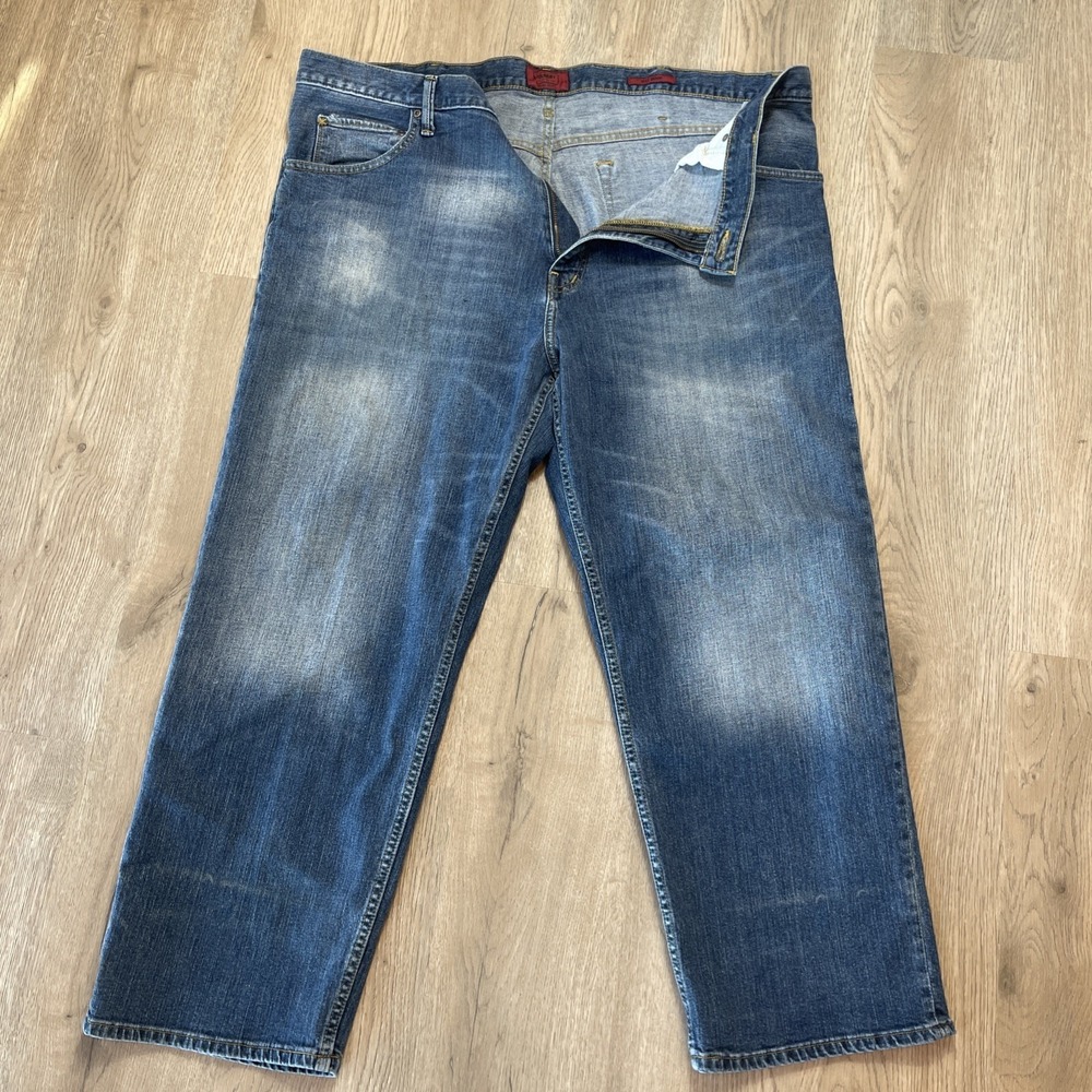 Foundry Young Men's Relaxed Straight Flex Denim 48x30 Jeans 44 X 29